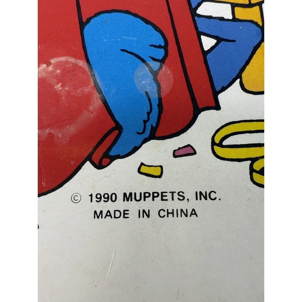 SESAME STREET vintage 1990 Kids Birthday Party Table Centerpiece Decor Big Bird